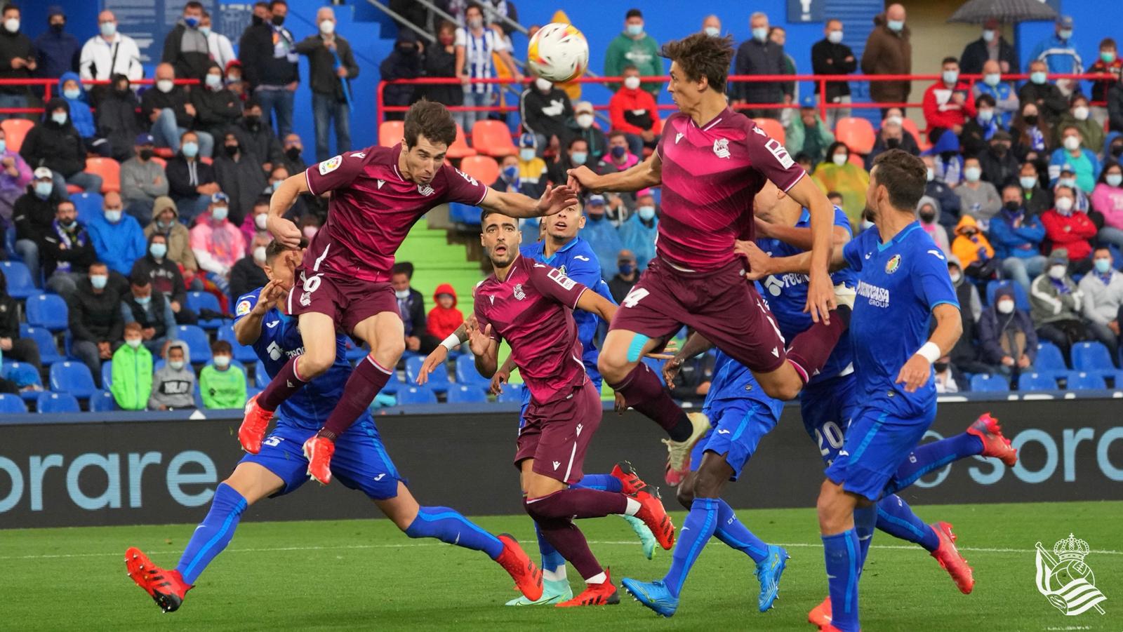 Getafe Real Sociedad2 La Real roza el cielo empatando ante el Getafe (1-1)