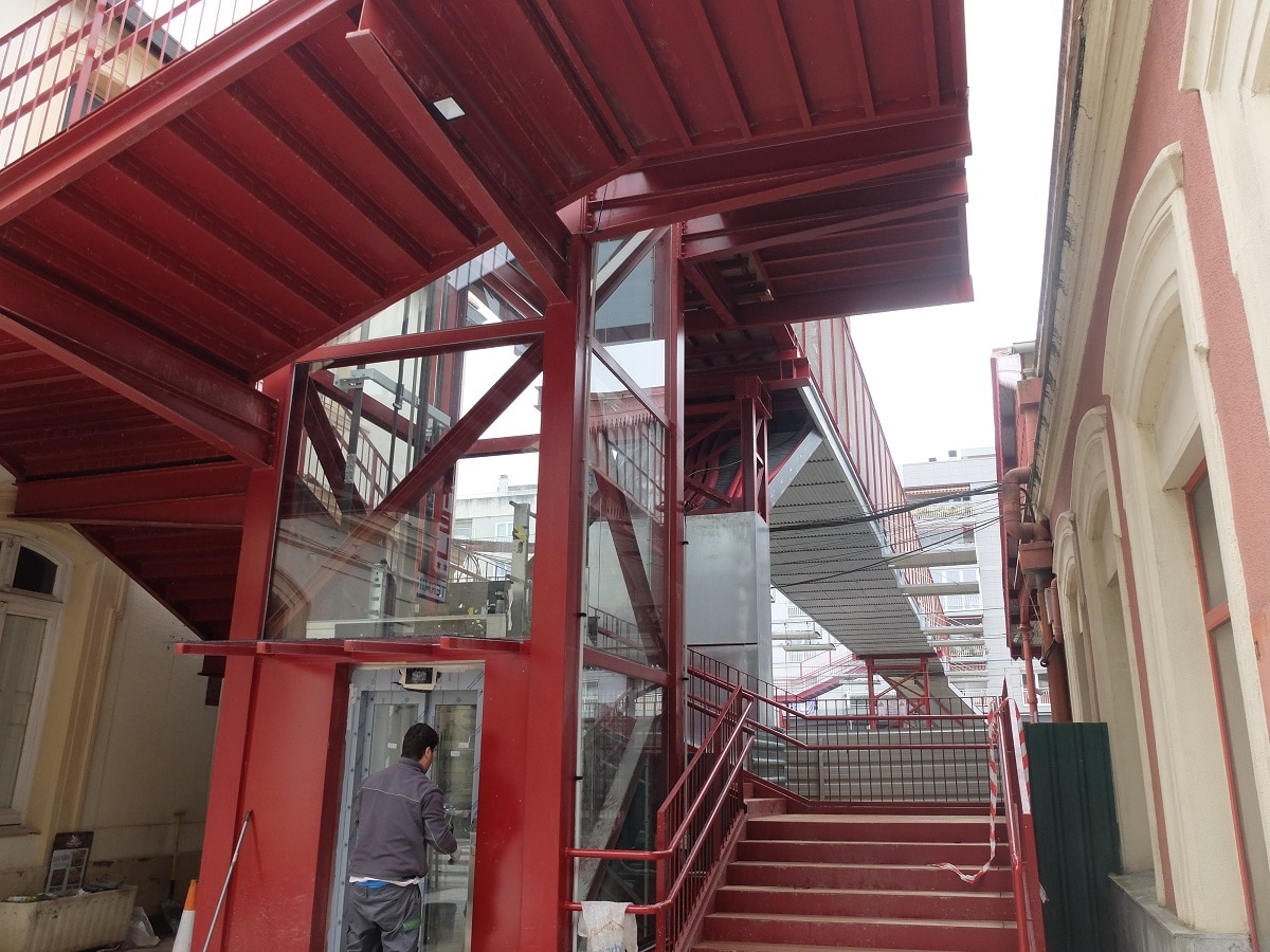 La pasarela peatonal de la estación de Atotxa abrirá el miércoles 1 Pasarela2 2 La pasarela peatonal de la estación de Atotxa abrirá el miércoles