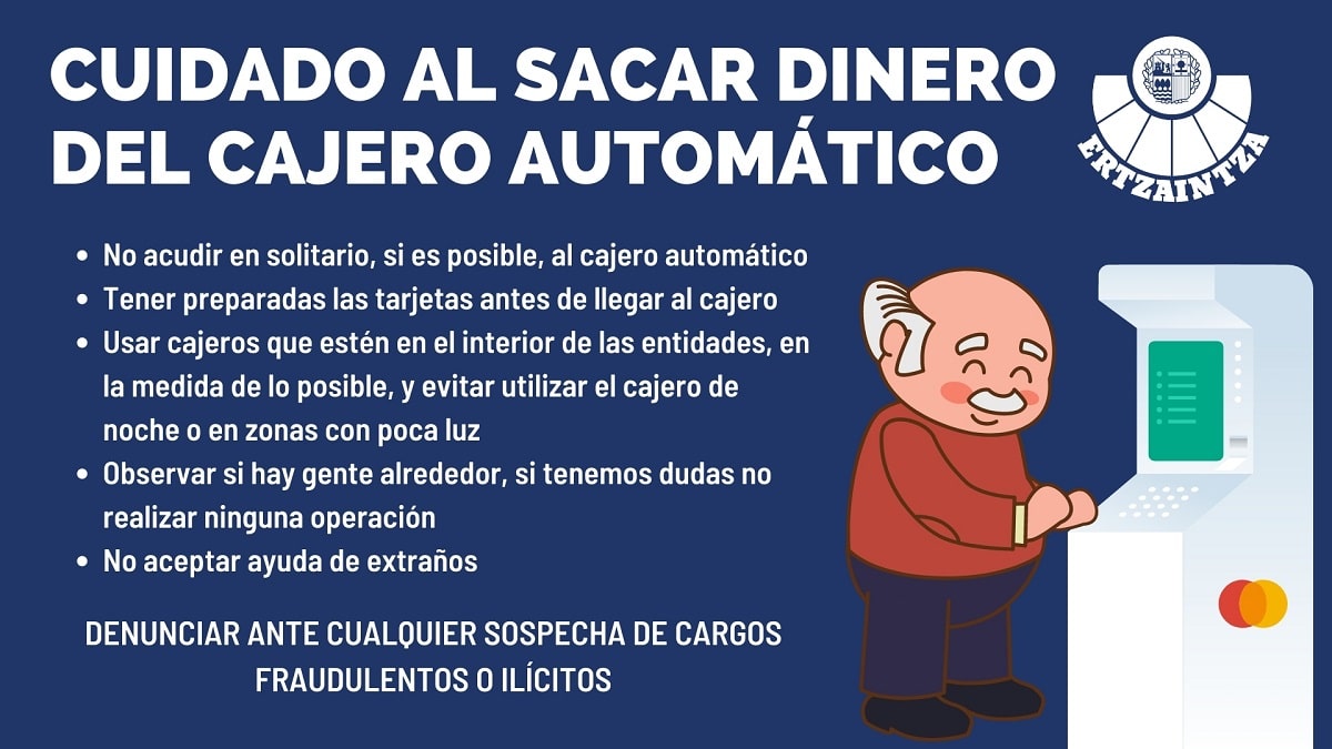 La Ertzaintza alerta del 'timo del ayudante' en Gipuzkoa 1 cajeros La Ertzaintza alerta del 'timo del ayudante' en Gipuzkoa