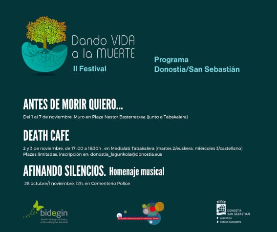 dando vida a la muerte - San Sebastián se suma al Festival Dando Vida a la Muerte