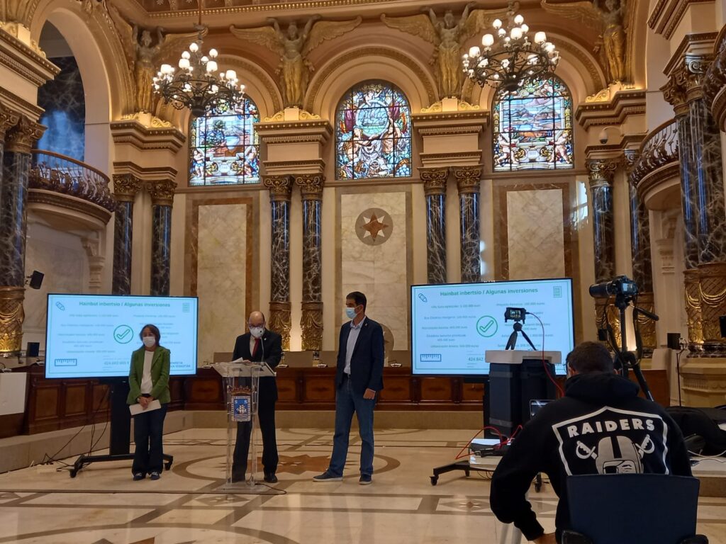 presupuestos Un presupuesto 2022 para Donostia que "marca el camino a la recuperación"