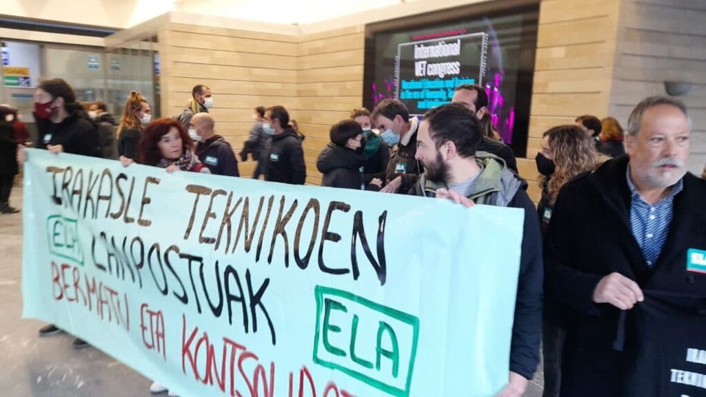 ELA Kursaal ELA y LAB urgen soluciones para los profesores técnicos de FP