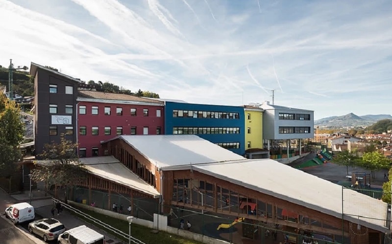 Herri eskola Astigarraga La Herri Eskola de Astigarraga mantiene 5 aulas cerradas por covid