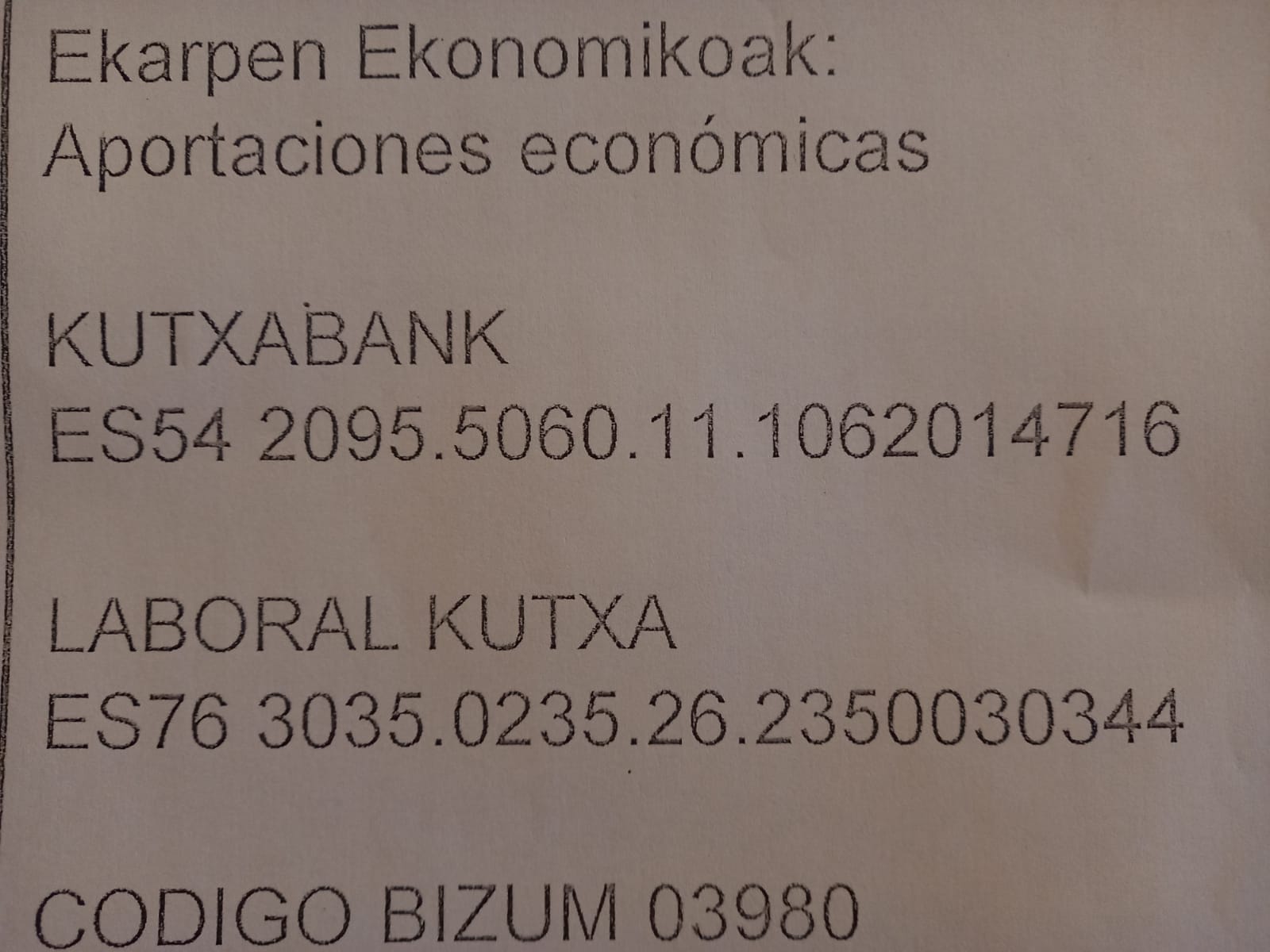cuentas - El Banco de Alimentos de Gipuzkoa aspira a superar los 800.000 euros en su colecta