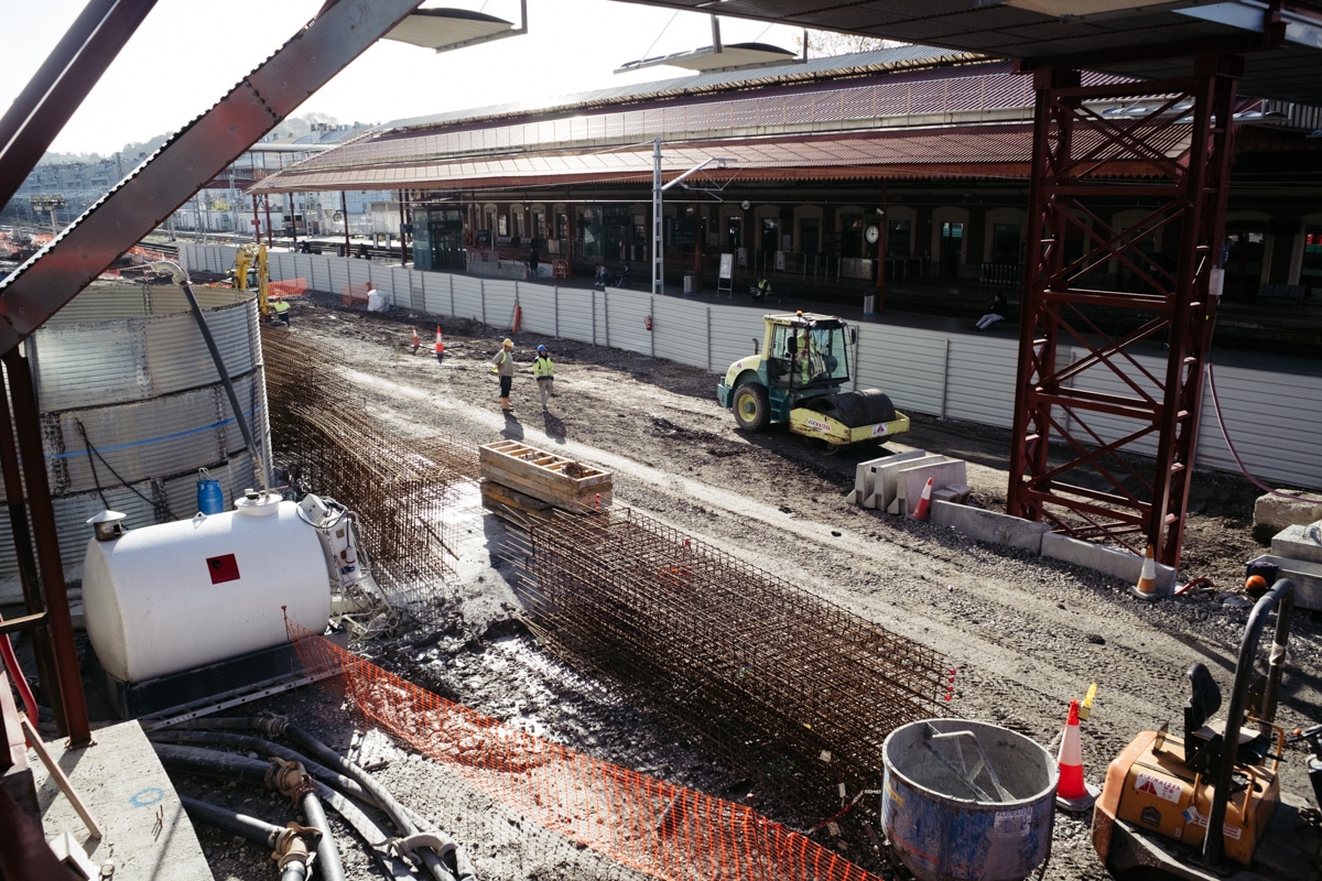 donostitik obras estacion del norte 08 Imágenes de las obras en la estación de Atotxa
