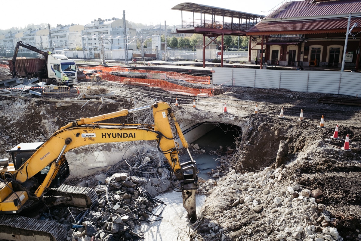 donostitik obras estacion del norte 09 Imágenes de las obras en la estación de Atotxa