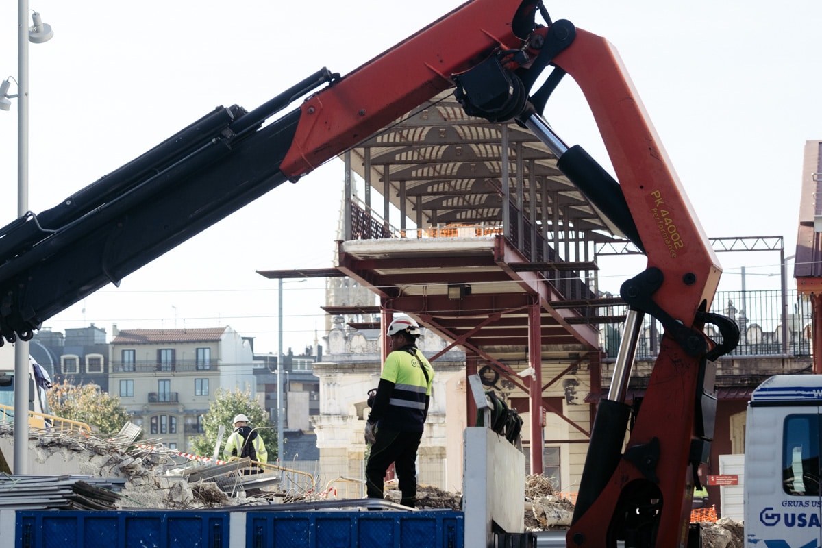 donostitik obras estacion del norte 13 Imágenes de las obras en la estación de Atotxa