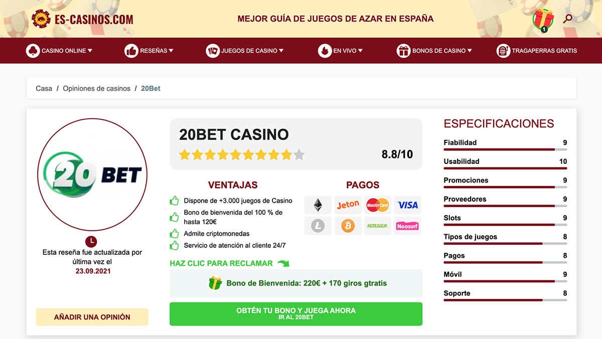 escasinos2 Las mejores soluciones para apostar en España