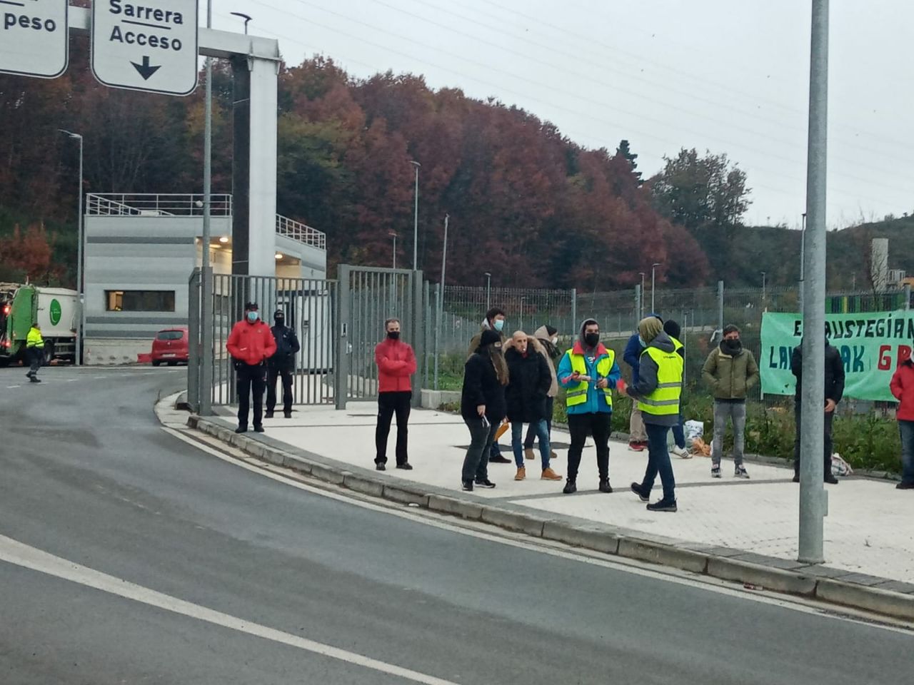 incineradora huelga Huelga de los trabajadores de la incineradora de Zubieta