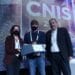 Representantes de Fomento de San Sebastián recogen su premio CNIS. Foto: Fomento de SnSn