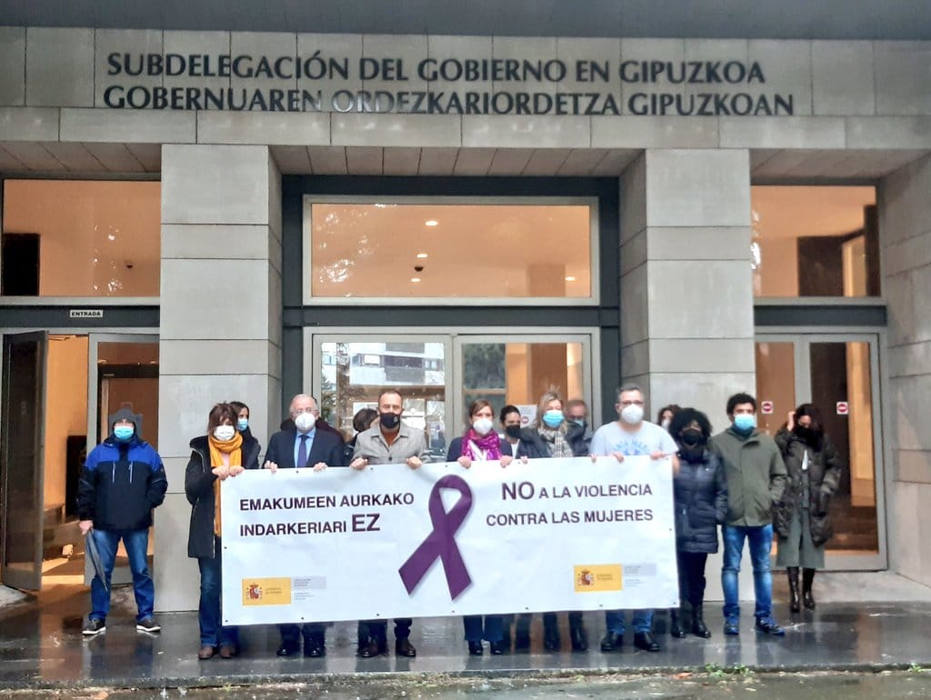 subdelegacion Un 25N en Euskadi "contra la subcultura del machismo"