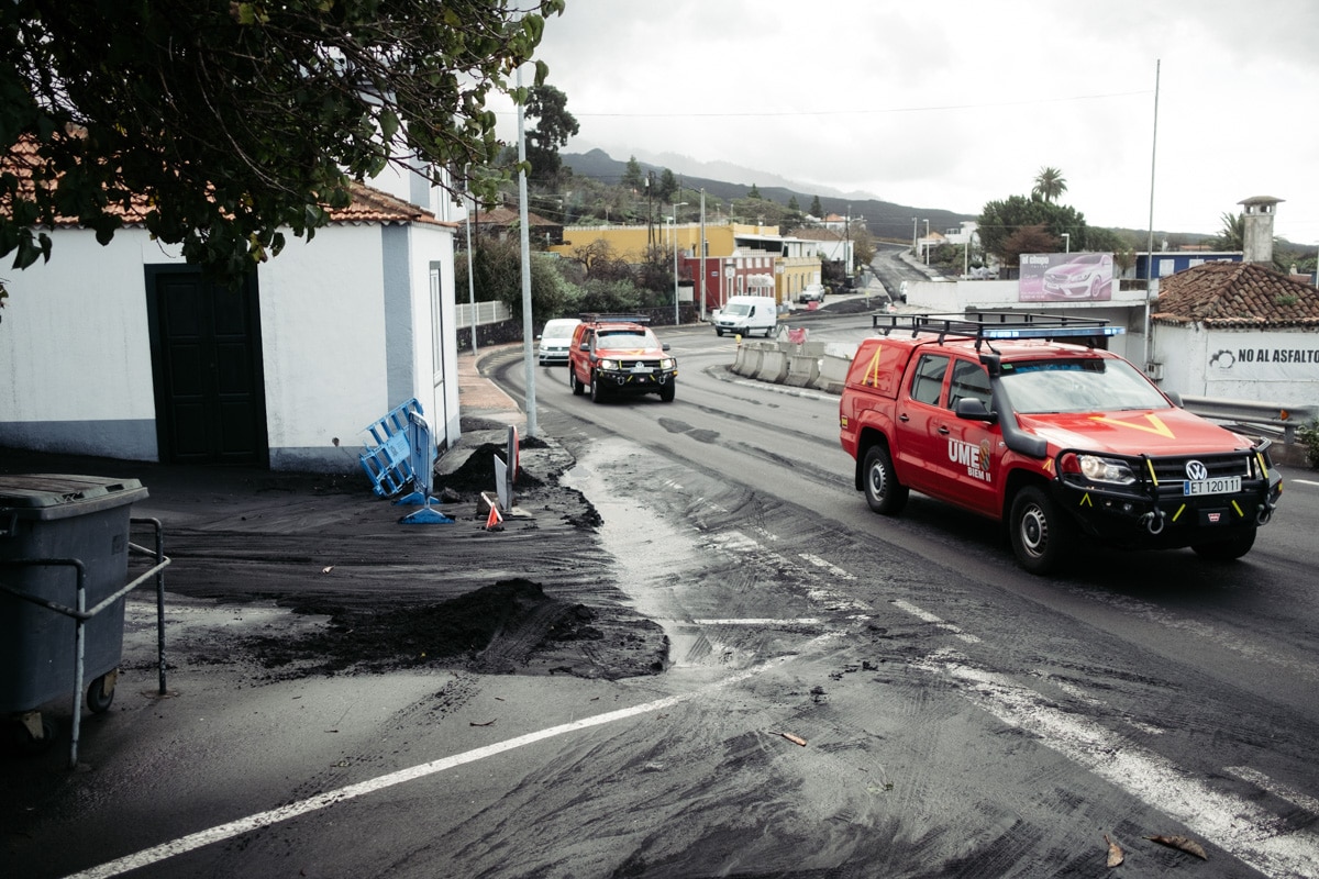 DSCF1338 - El volcán se 'apaga' en La Palma pero no acaba la labor de los voluntarios vascos