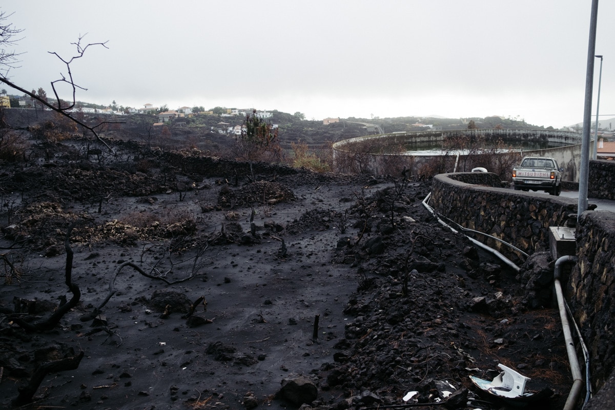 DSCF1365 - El volcán se 'apaga' en La Palma pero no acaba la labor de los voluntarios vascos
