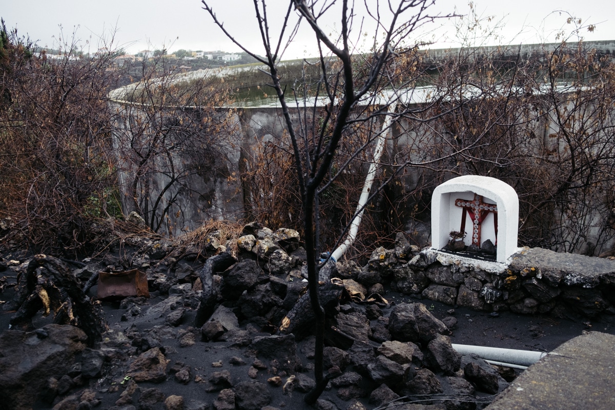 DSCF1370 - El volcán se 'apaga' en La Palma pero no acaba la labor de los voluntarios vascos