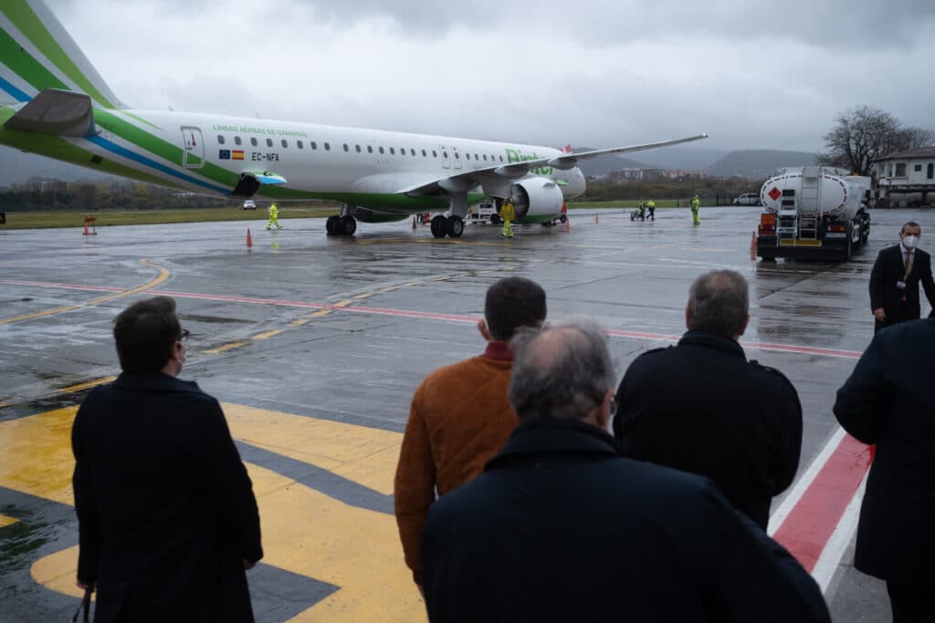 DSCF8691 El tráfico de pasajeros del Aeropuerto de San Sebastián se dispara respecto a 2019