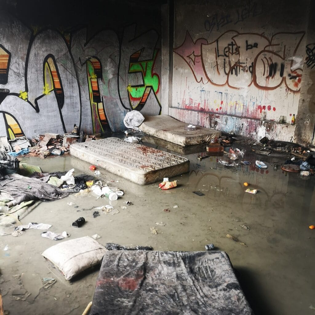 Egia mundaiz okupa Egia continúa con su vida