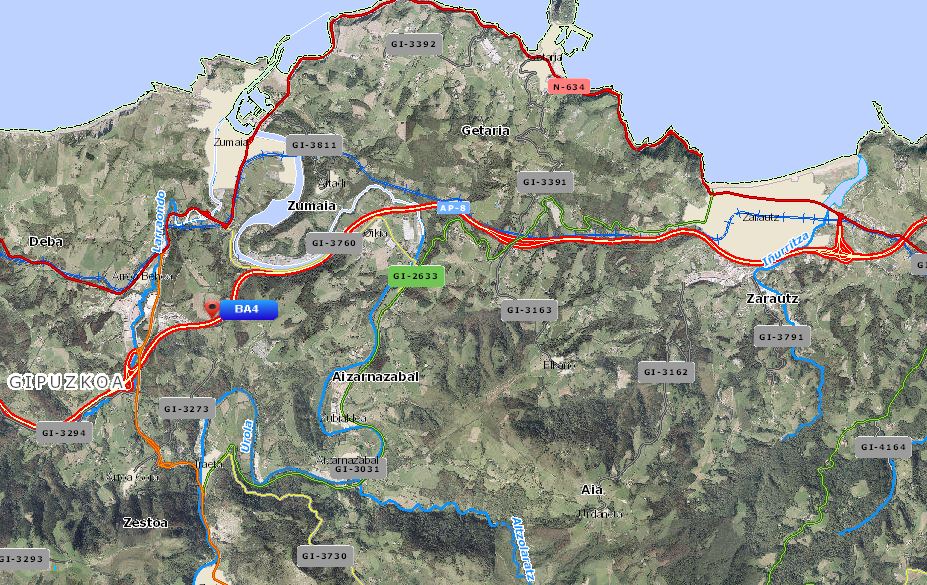 Cortada la A-8 en Zestoa por un desprendimiento de tierra 1 Zestoacorte Cortada la A-8 en Zestoa por un desprendimiento de tierra