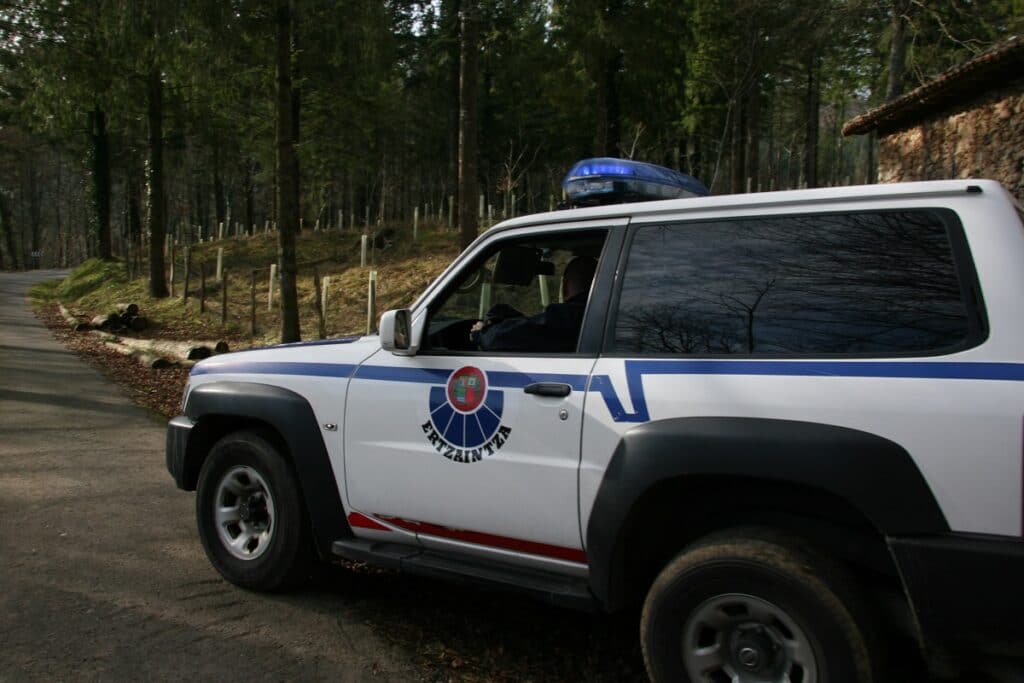 cocheertzaintza Elduain: detenido tras volcar con el coche que robó en Andoain