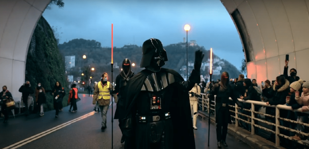 (Vídeo) The Pink Force Day en San Sebastián 15 tunel (Vídeo) The Pink Force Day en San Sebastián