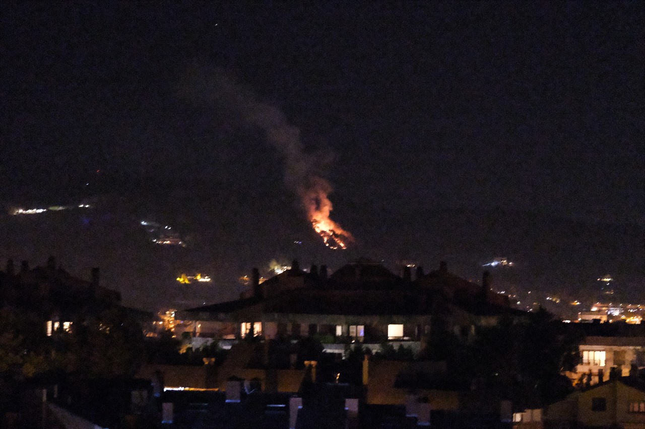 Incendio en Ulia con mil metros cuadrados de vegetación quemada 1 Incendio en Ulia con mil metros cuadrados de vegetación quemada