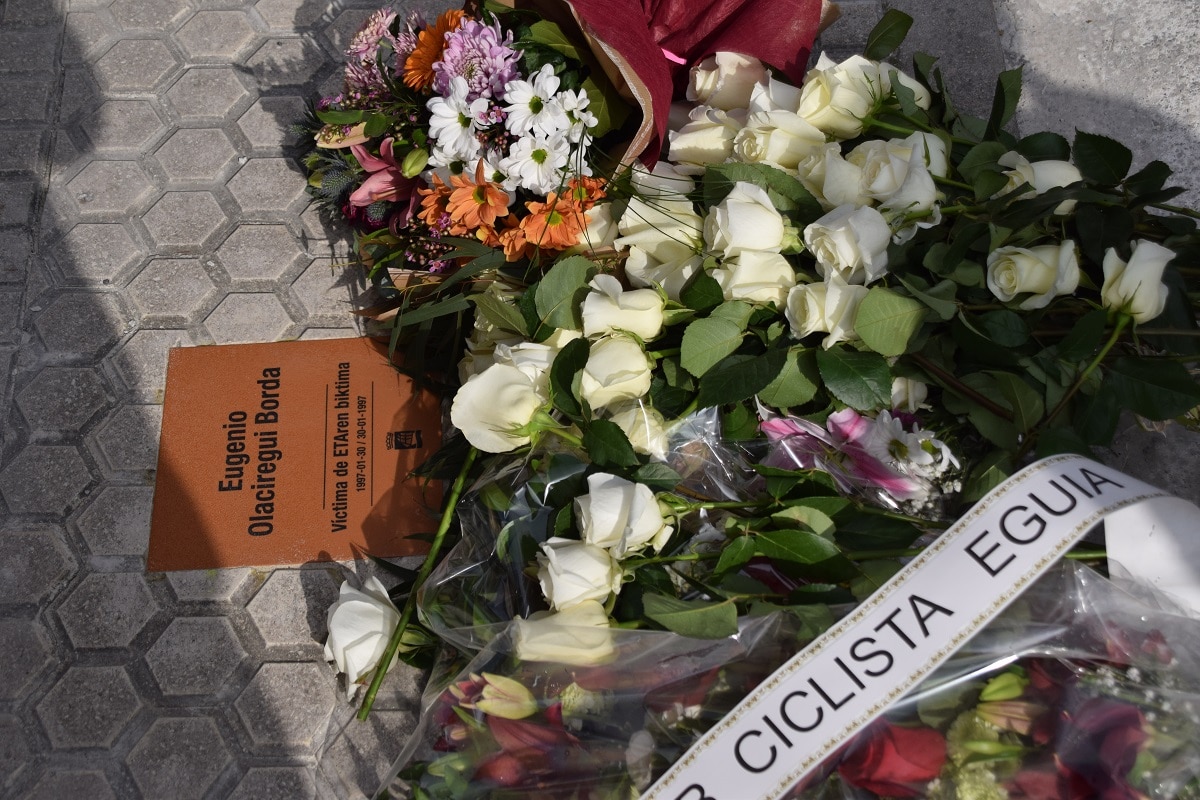 Olaciregui Homenaje a a Eugenio Olaciregui, asesinado por ETA en Donostia