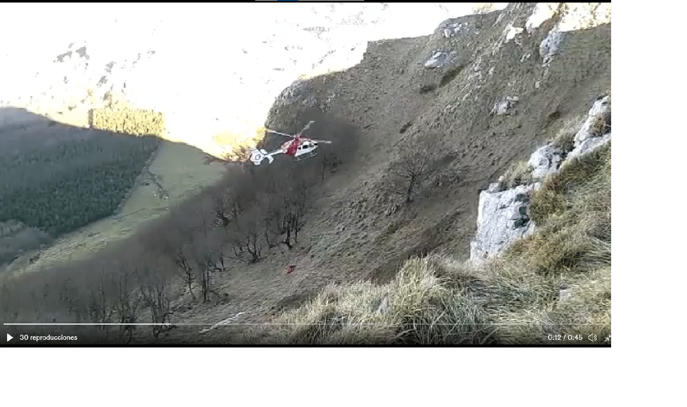 domingo Fallece un vecino de Berrobi en la cordillera de Aralar