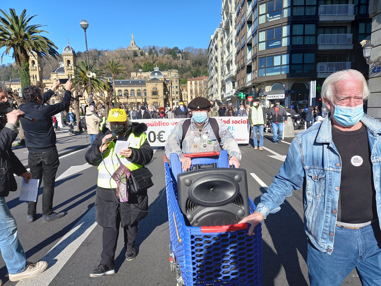 pensionistas1 Los pensionistas gipuzkoanos celebran en la calle sus cuatro años más reivindicativos