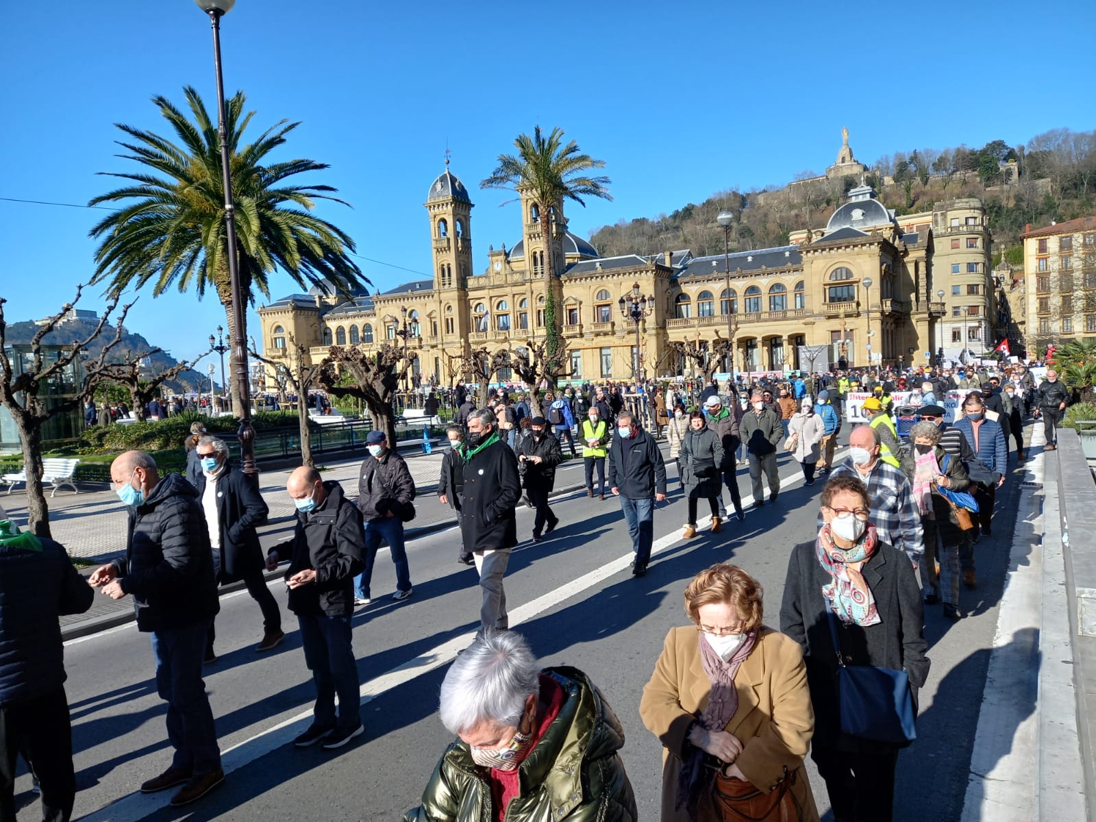 pensionistas6 Los pensionistas gipuzkoanos celebran en la calle sus cuatro años más reivindicativos
