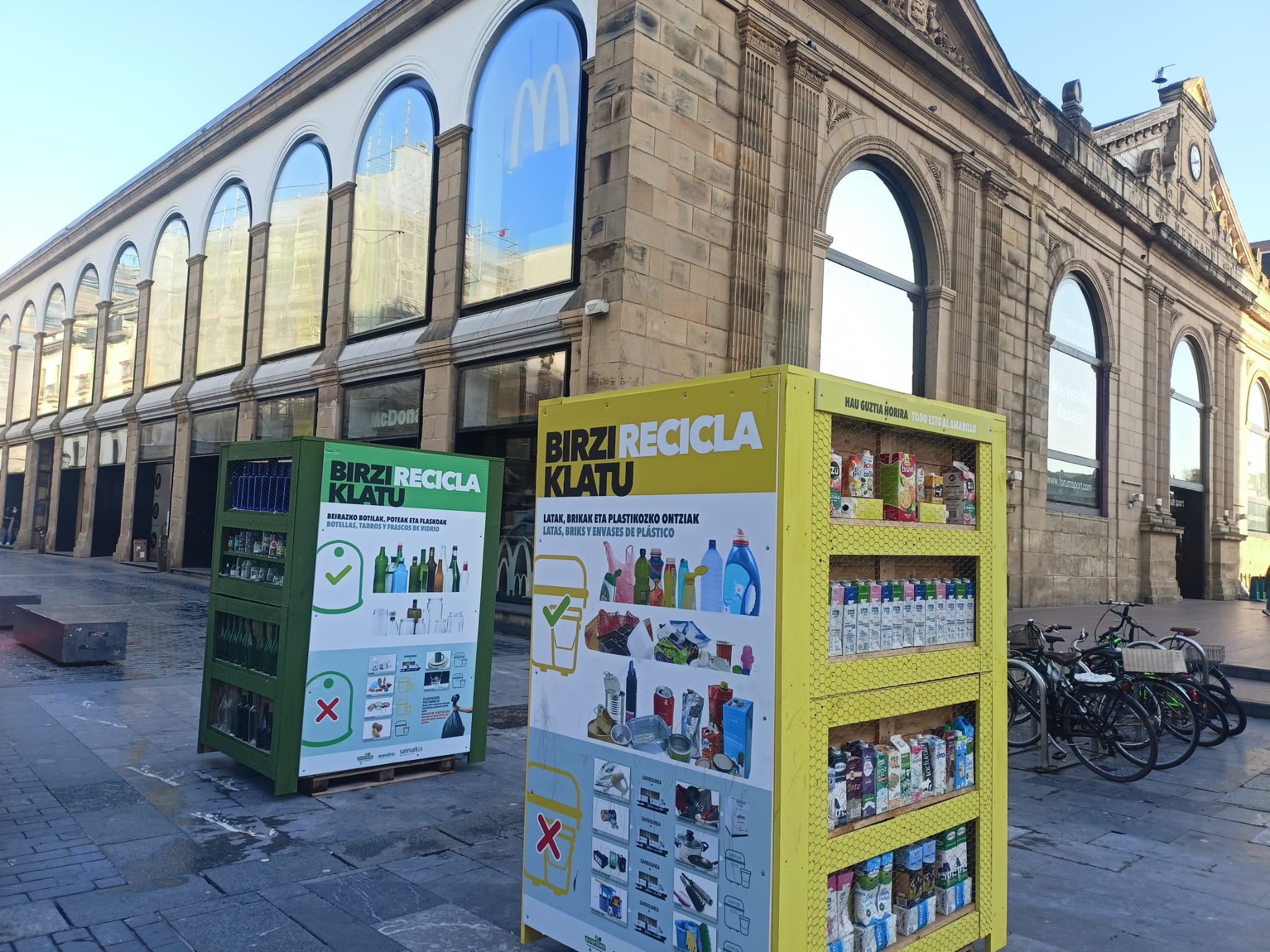 9aefcb53 6e74 4627 960f c3fef1d8f1e0 1 'Los tótems del reciclaje' en Donostia