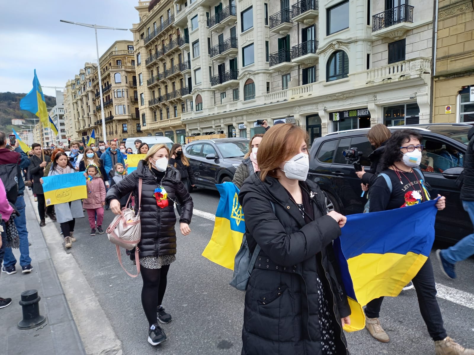 Ucrania1 - Solidaridad con el pueblo ucraniano desde San Sebastián
