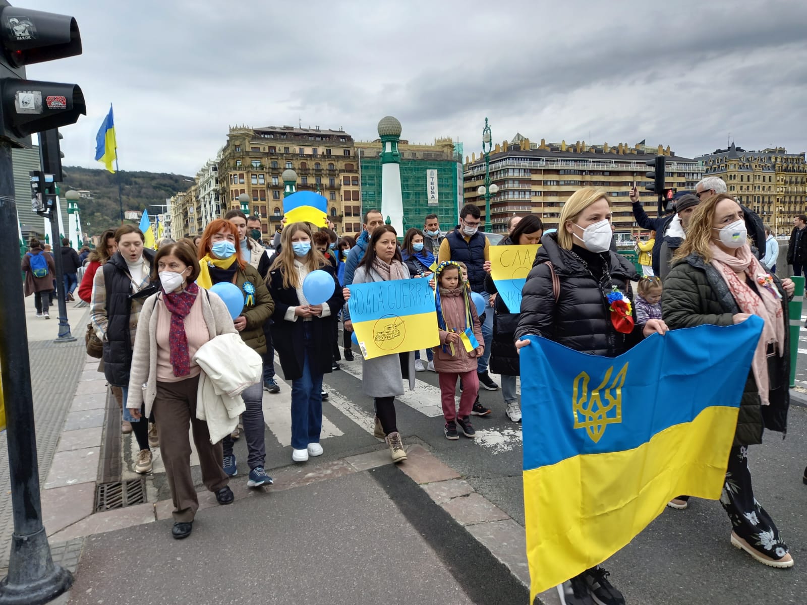 Ucrania10 - Solidaridad con el pueblo ucraniano desde San Sebastián