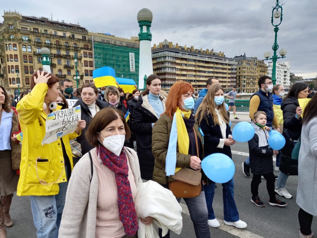 Ucrania11 Euskadi ha acogido a 2.000 ucranianos, la mayoría en Gipuzkoa