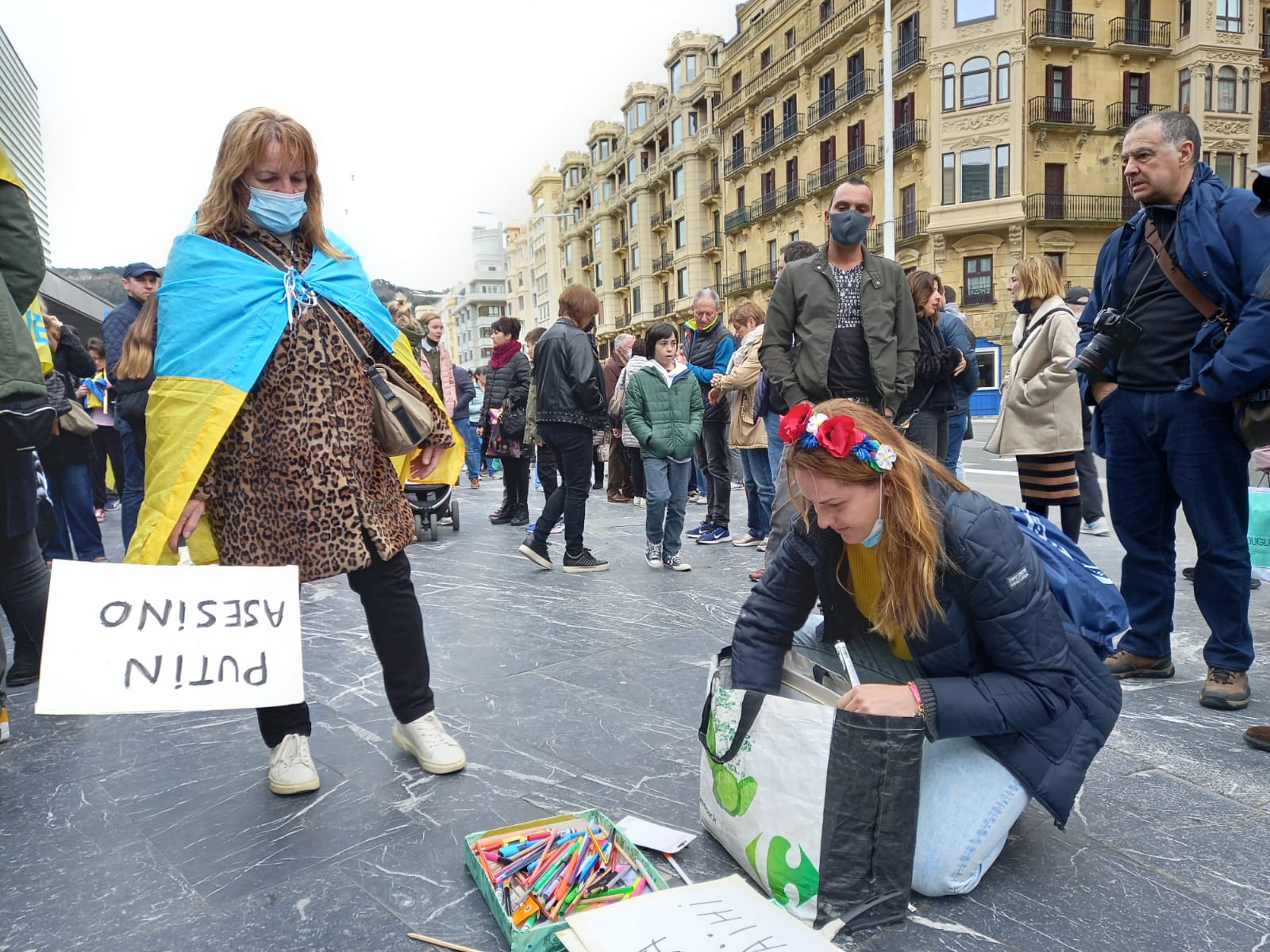 Ucrania7 - Solidaridad con el pueblo ucraniano desde San Sebastián