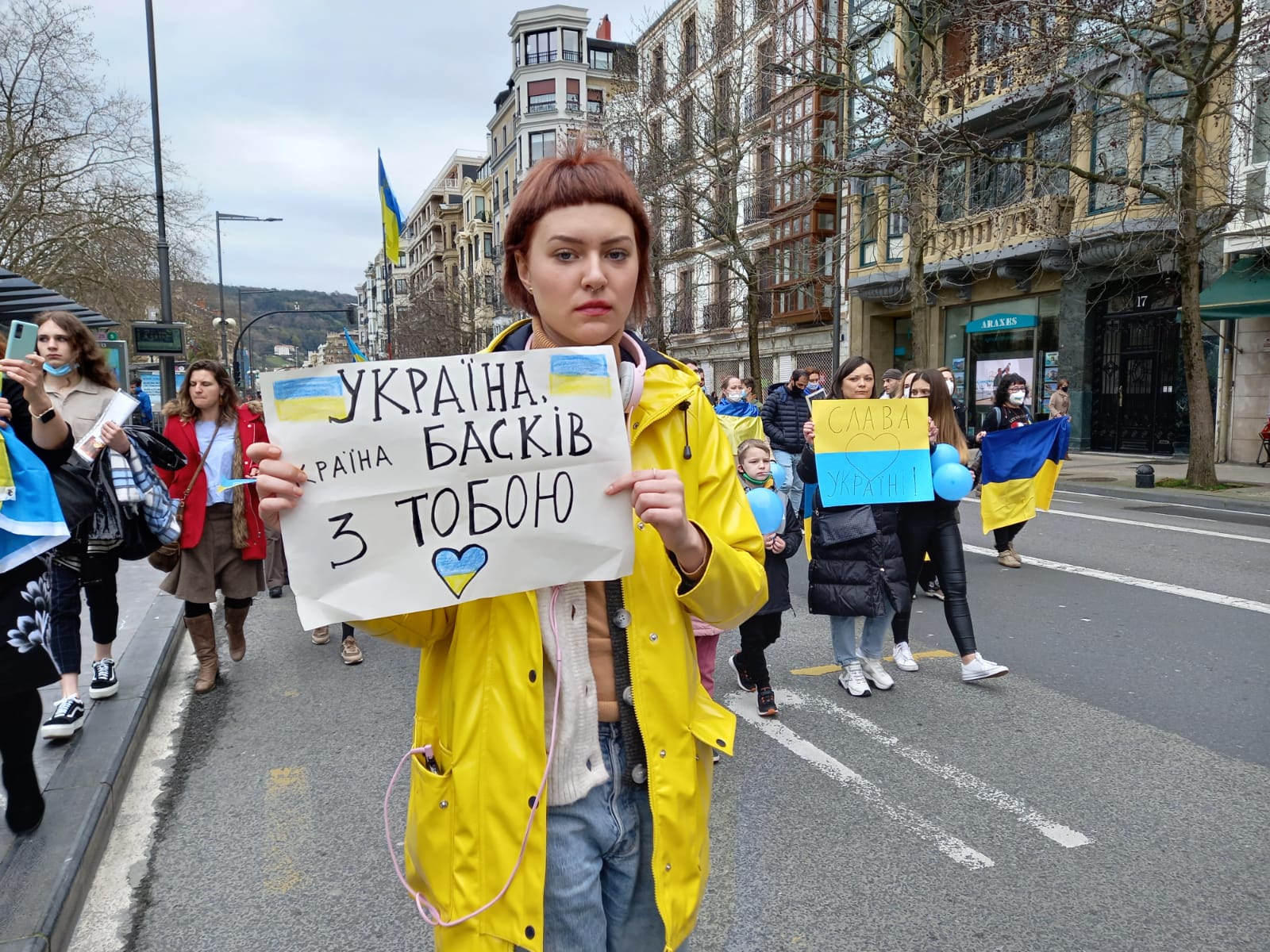 Ucrania8 - Solidaridad con el pueblo ucraniano desde San Sebastián