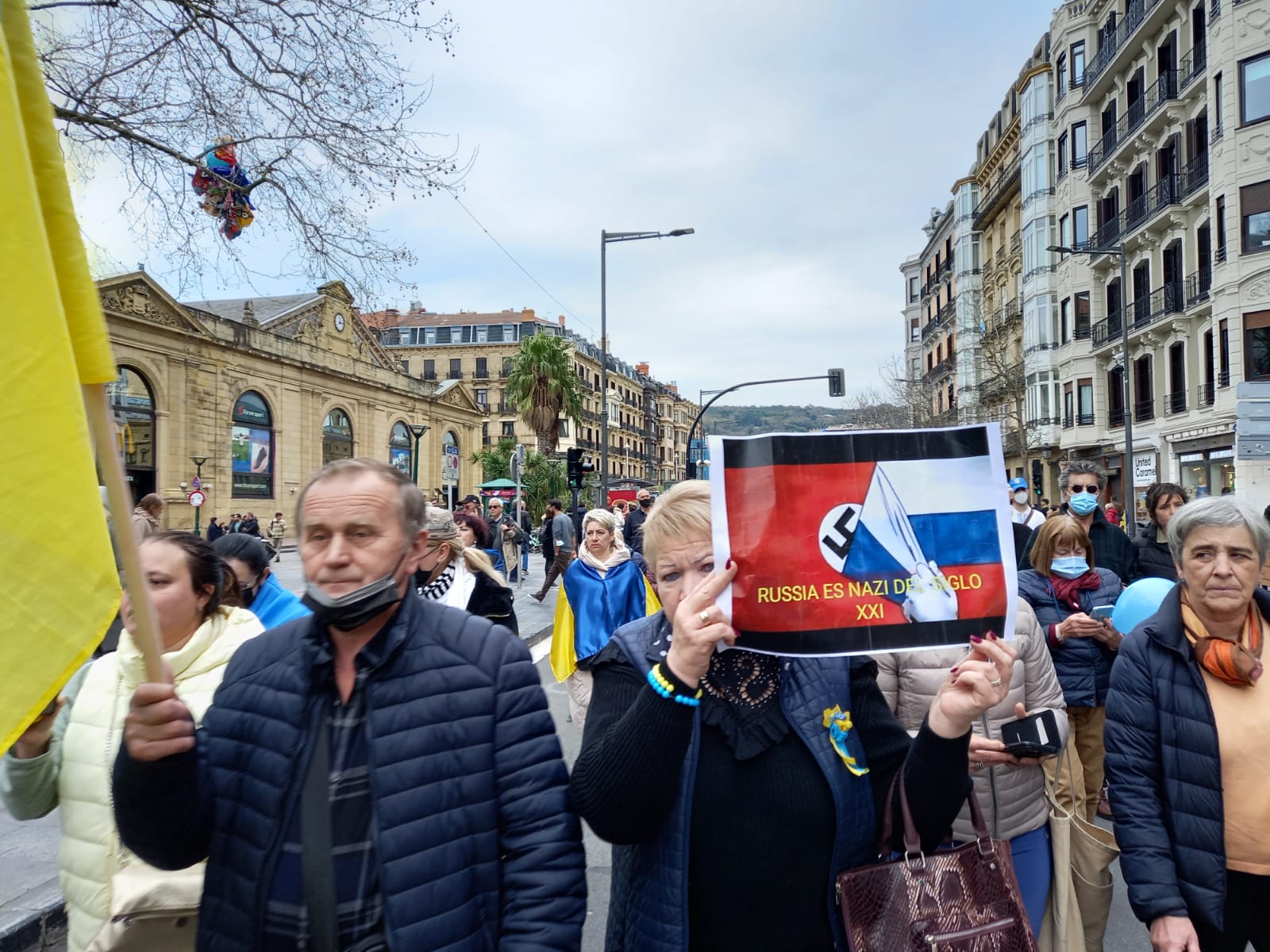 Ucrania9 - Solidaridad con el pueblo ucraniano desde San Sebastián