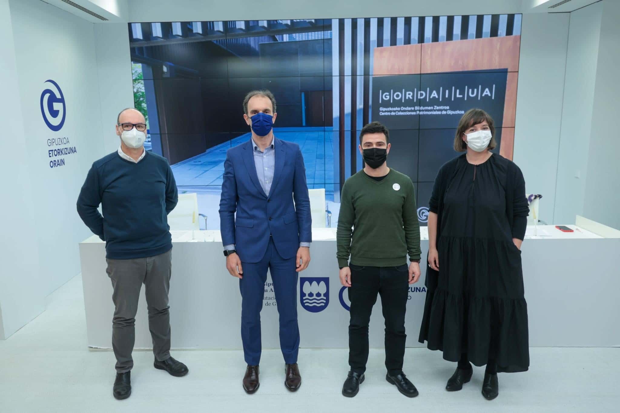 Kutxa Fundazioa y Diputación lanzan una beca para conservación de patrimonio 1 220331 KutxaFundazioa Gordailua Beka aurkezpena Kutxa Fundazioa y Diputación lanzan una beca para conservación de patrimonio