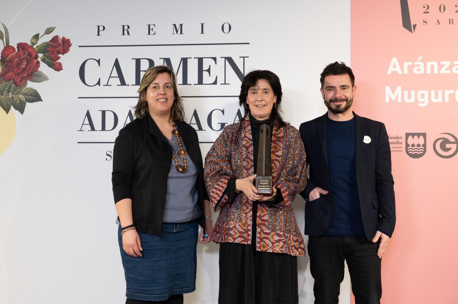 Carmen Adarraga Azu Muguruza, premio Adarraga por su "compromiso" con el baloncesto femenino