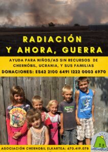 Chernobil Elkartea 200 menores de Chernobil Elkartea, atrapados por la guerra en Ucrania