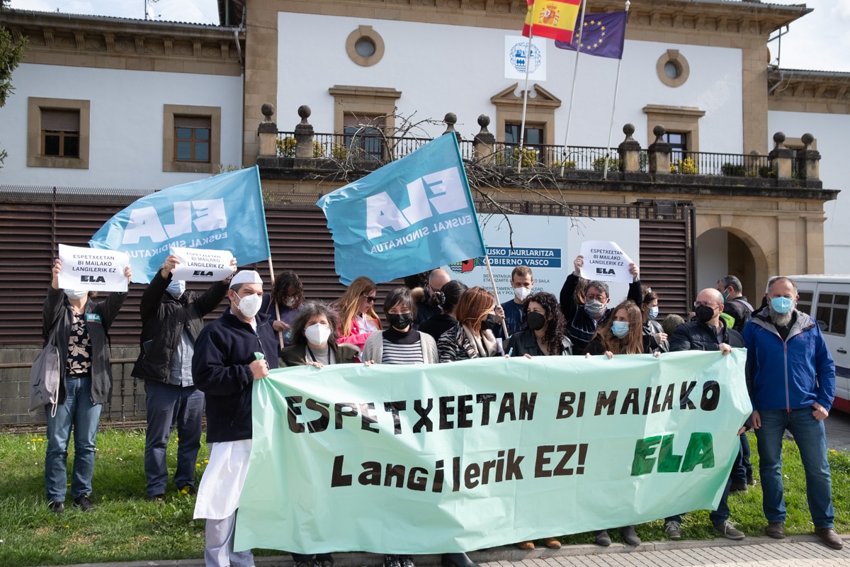 DSCF8749 Martutene: ELA pide que no haya funcionarios de prisiones de "dos niveles"