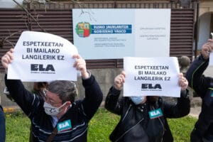 DSCF8761 Martutene: ELA pide que no haya funcionarios de prisiones de "dos niveles"