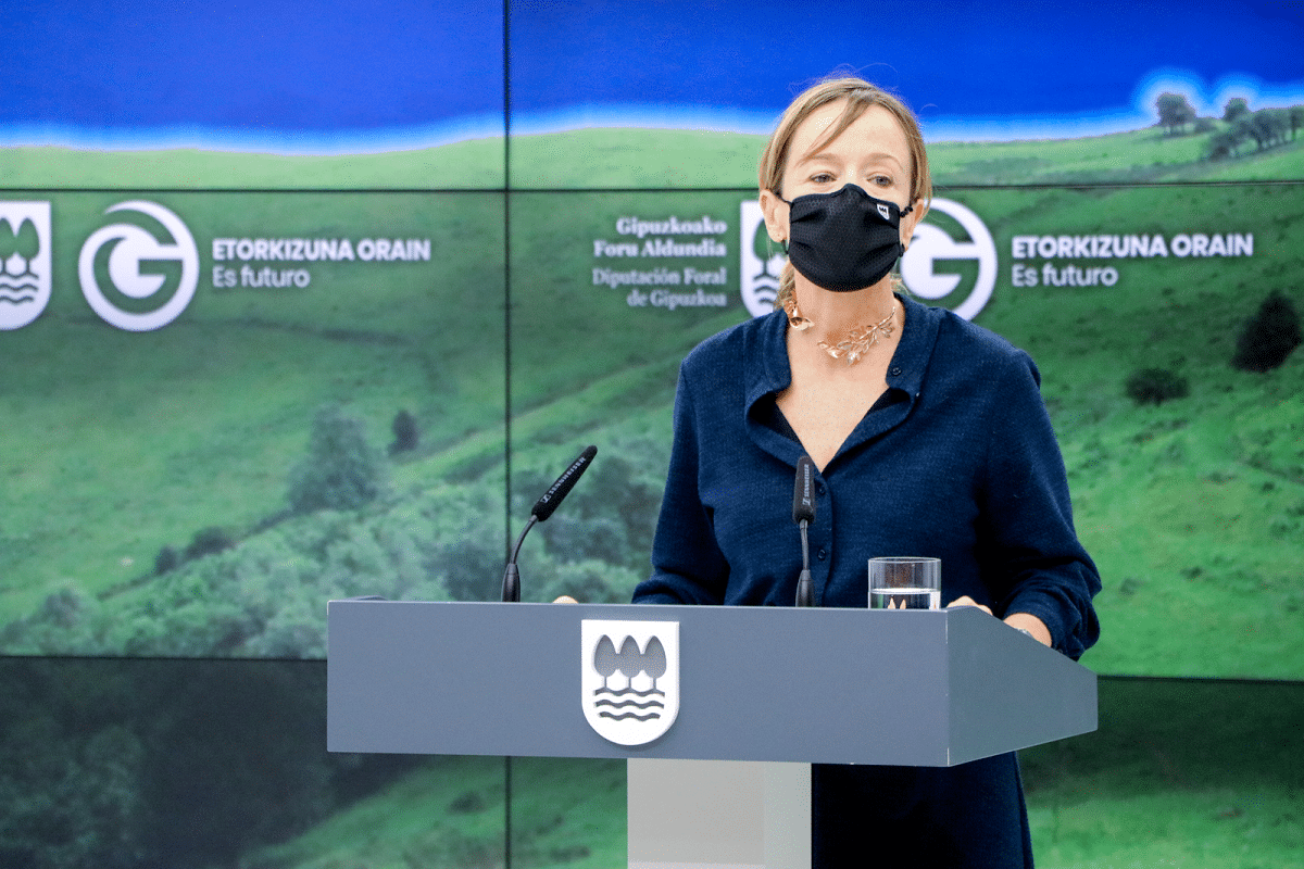 Eider Mendoza portavoz Diputación de Gipuzkoa financiará con 1,2 millones proyectos sociales