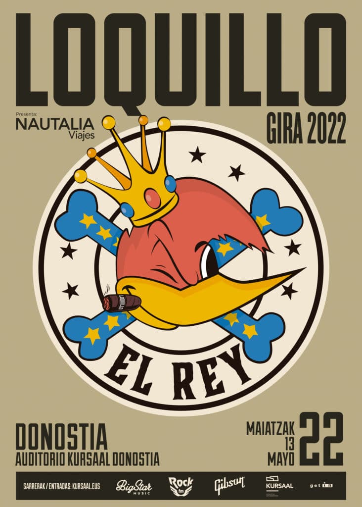 Loquillo Loquillo abrirá su gira en el Kursaal el 13 de mayo
