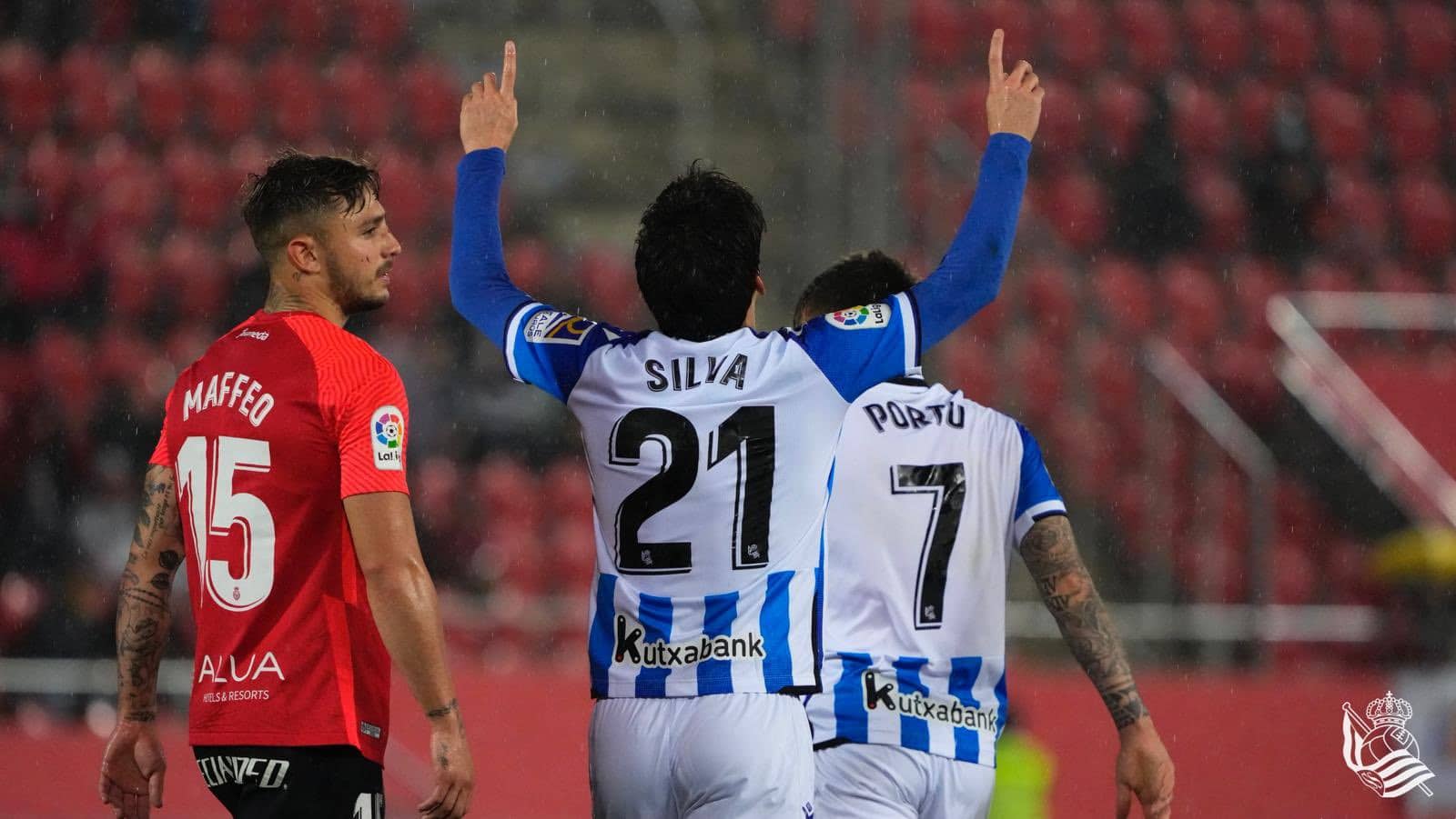 Silva La pegada de la Real Sociedad noquea al Mallorca (0-2)