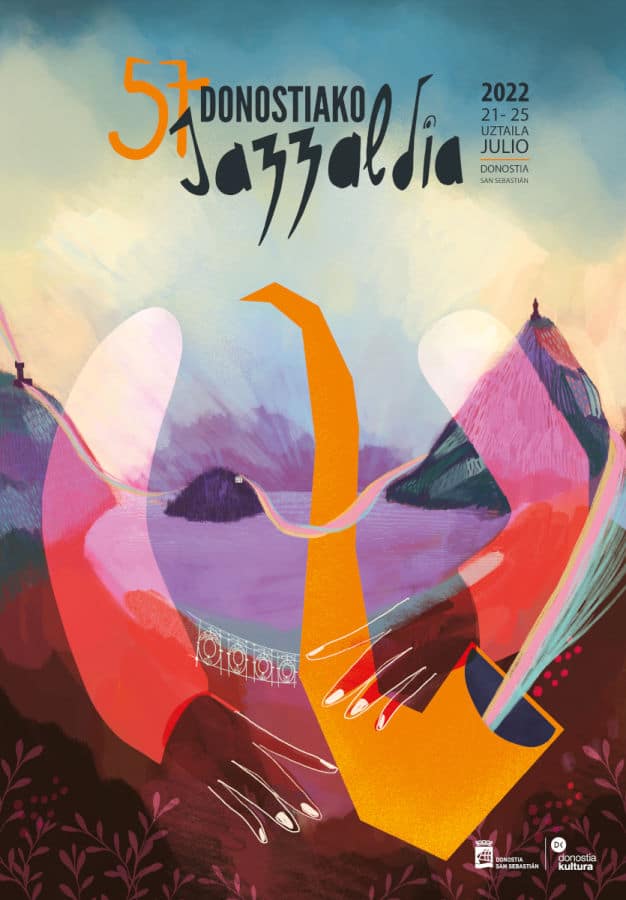 cartel2 - Cartel soleado para un Festival de Jazz con presencia ucraniana