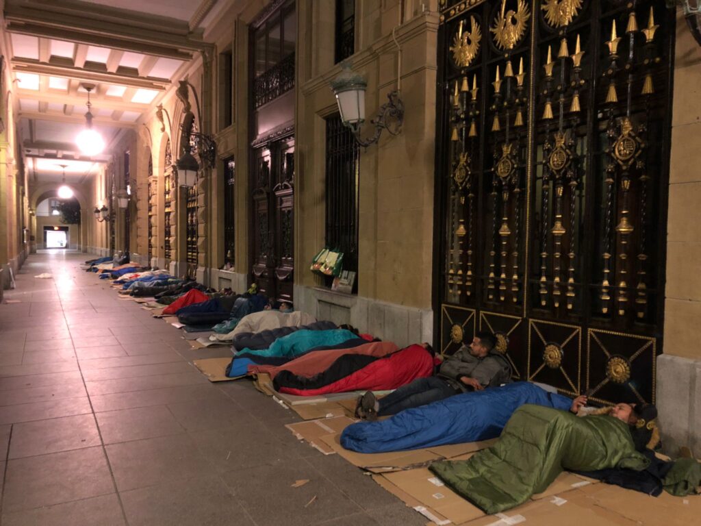 220 personas duermen en la calle en Donostia según el recuento de esta semana 17 jueves 220 personas duermen en la calle en Donostia según el recuento de esta semana