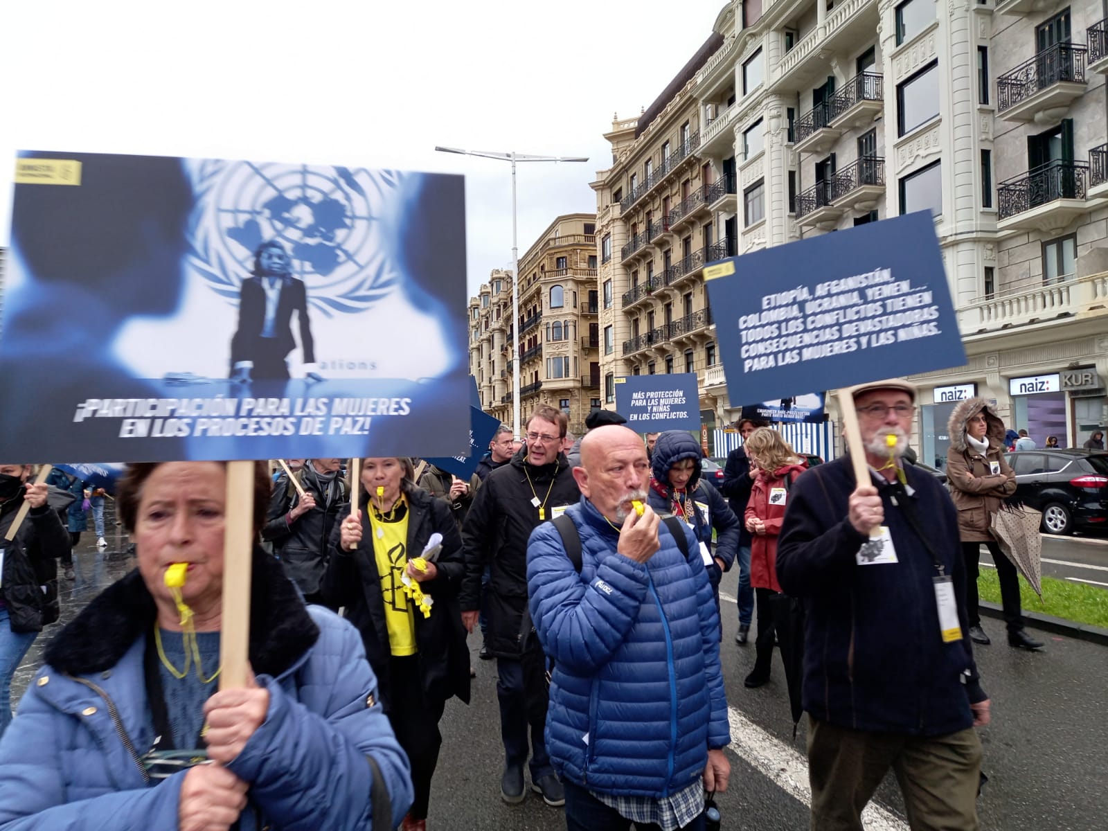 AI1 Amnistía Internacional pide en San Sebastián más protección para las mujeres en las guerras