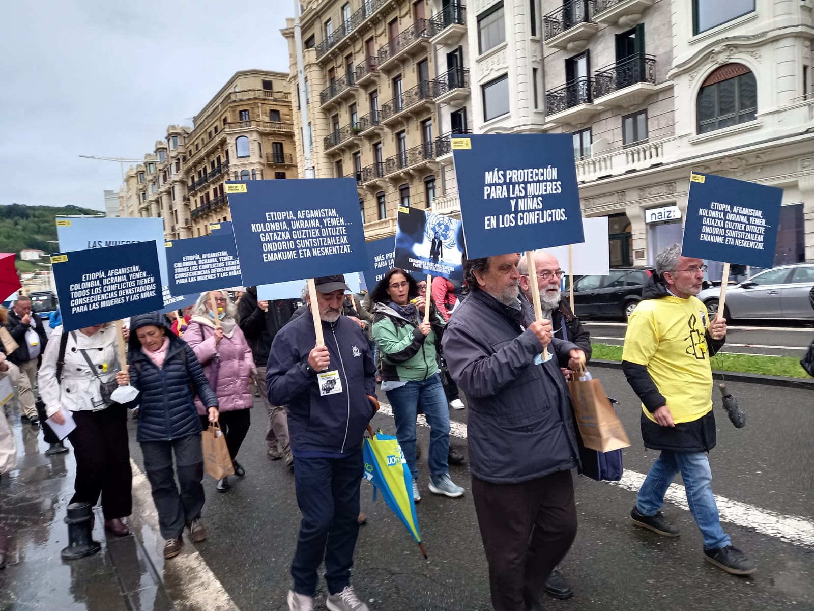 AI5 - Amnistía Internacional pide en San Sebastián más protección para las mujeres en las guerras