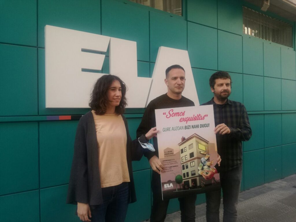 Ela Vivienda ELA exige que la vivienda sea un derecho como la sanidad y la educación