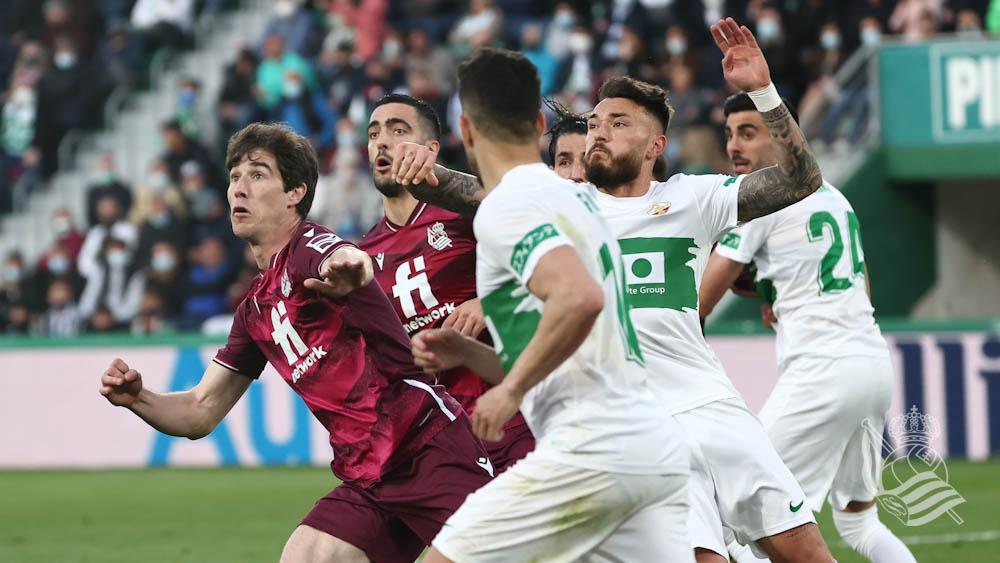 Elche Real Sociedad La Real Sociedad se crece y complica la vida al Elche