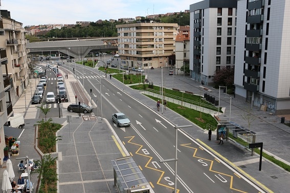 Loiola travesia Con el nuevo ascensor público termina la obra de la Travesía de Loiola